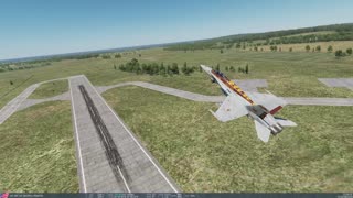 DCS F/A-18C First Time Take Off and Landing