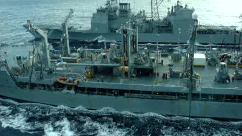 US Navy Replenishment at Sea RAS