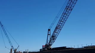 Jacksonville Beach Pier Construction 12/27/20