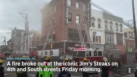 Fire breaks out at iconic Philadelphia cheesesteak eatery on South Street