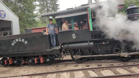 1875 Baldwin Locomotive Steamed Up for the First Time Since 1942!