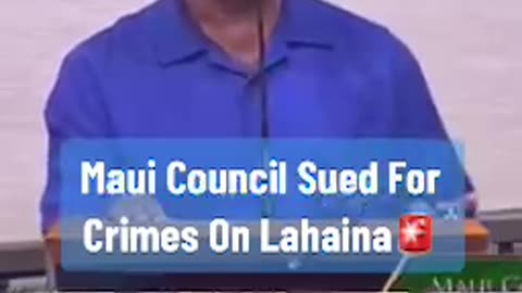 Jeffrey Steven potent and urgent testimony before the Lahaina city council