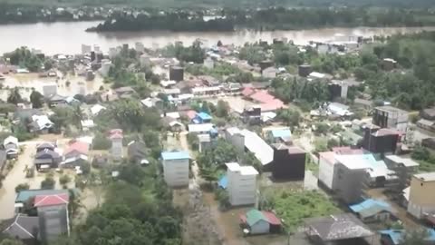 Floods in Kalimantan submerge 5 villages