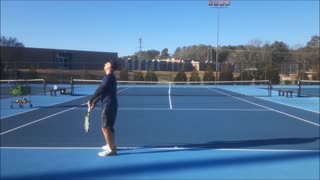 Tennis Slow Motion Serve