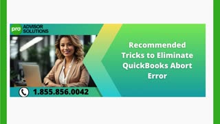 Effective Ways To Tackle QuickBooks Abort Error