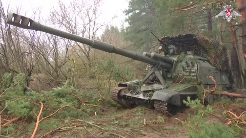 Msta-S howitzer in DENAZIFICATION combat action