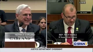 TX Rep Troy Nehls grills AG Merrick Garland tells him to pay attention & Jerry Nadler to pipe down