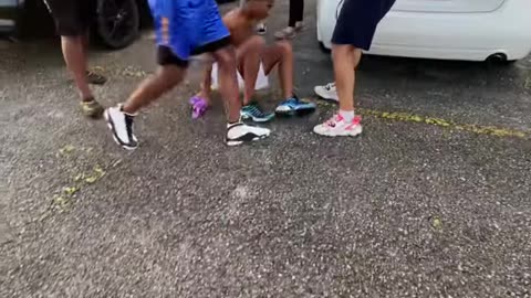 White Guy Knocks Out black Guy and Almost Gets Jumped