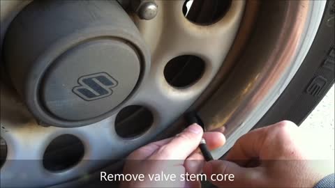 How to Change a Tyre Valve Stem Core
