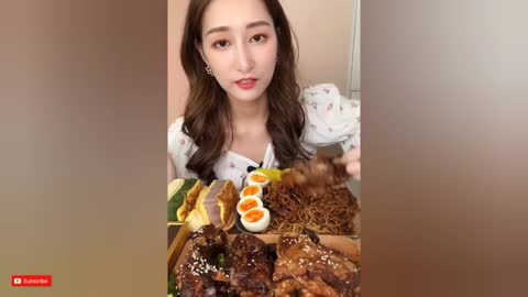 [ASMR] 고기 먹방 meat noodles🍜 mukbang yummy