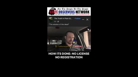 Driving with no license or registration done right and explained..