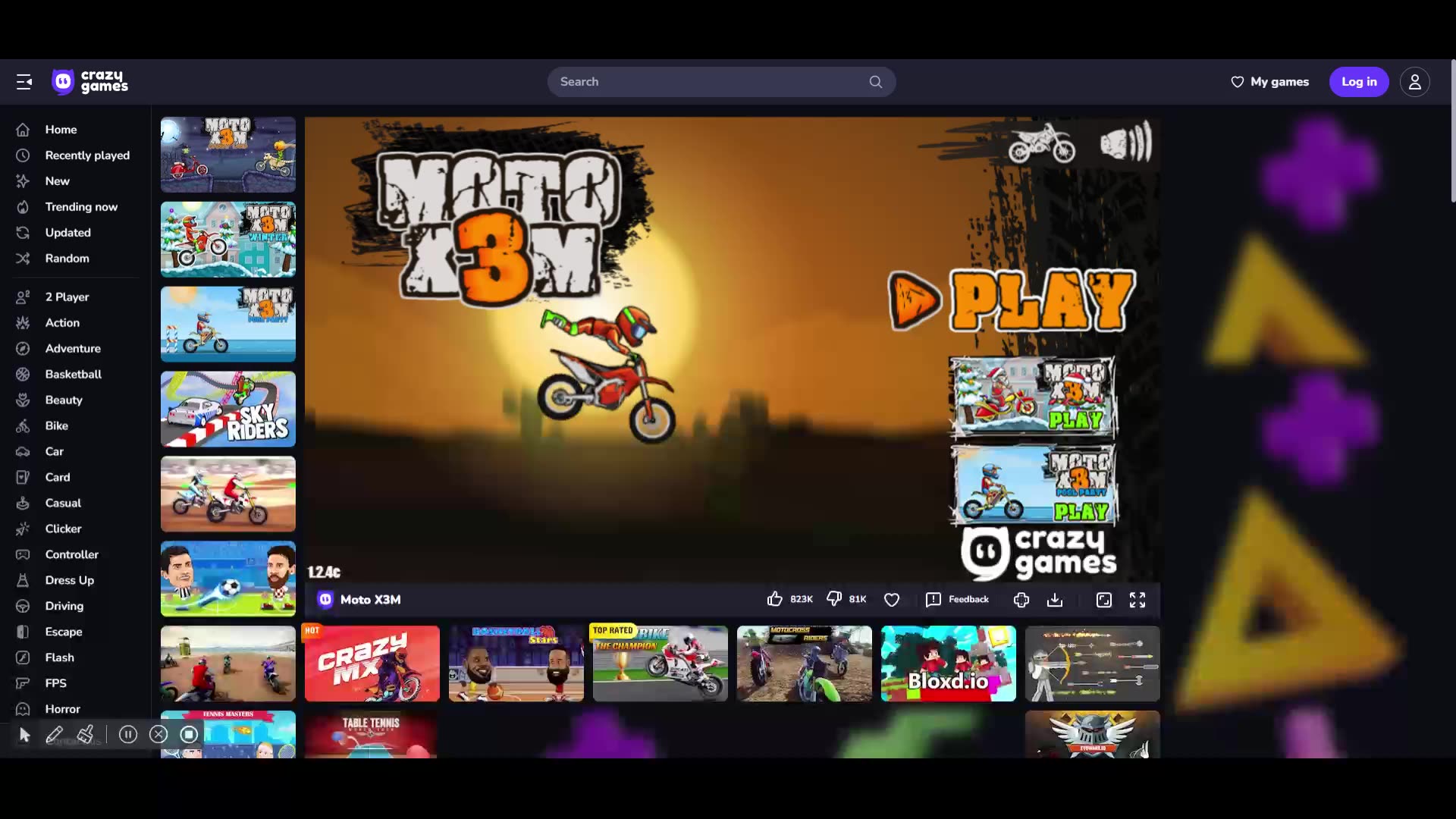 Moto X3M Gameplay