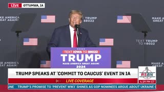 FULL EVENT: Donald Trump to Deliver Remarks at Team Trump Iowa Commit to Caucus Event 10/1/23