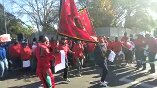 EFF protest against alleged poisoning of fruit trees