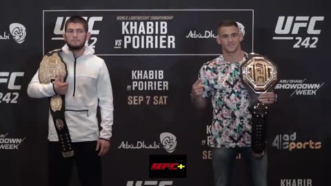 Battle of views Khabib vs. Poirier 💪🥊💪#ufc #khabibnurmagomedov #poirier