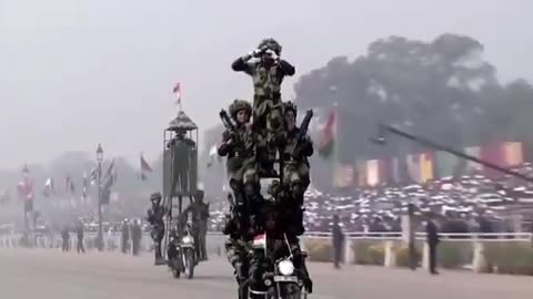 Bizarre Military Parade in India