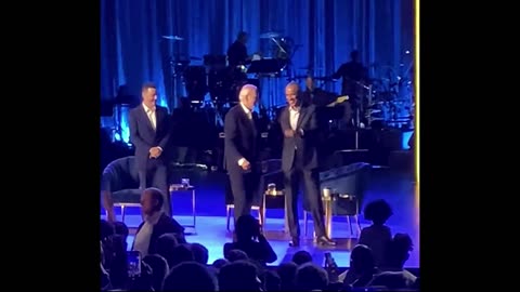 Video Of Biden Being Guided Offstage By Obama at Fundraiser Blows Up On Social Media