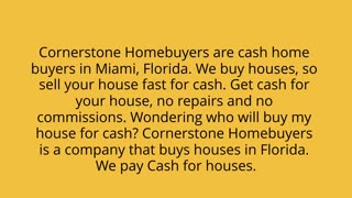Miami We Buy Houses