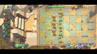 Plants vs Zombies 2 Ancient Egypt - Day 22