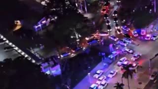 Miami Florid - Massive police response is underway at Bayside Market Place