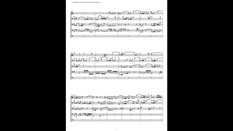 J.S. Bach - Well-Tempered Clavier: Part 2 - Fugue 08 (Trombone Quintet)