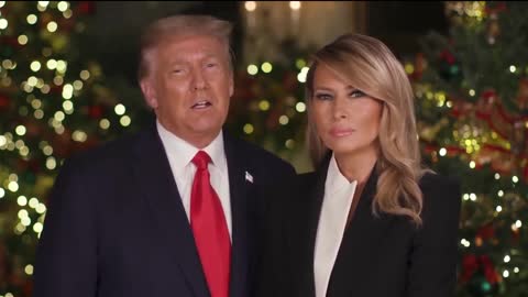 Le message de Noël 2020 du président Trump et de la Première dame (remix) (VOST)