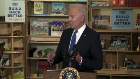 Biden: "I like kids better than people. Fortunately, they like me. That's why maybe I like them."