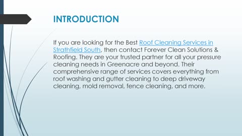 Best Roof Cleaning Services in Strathfield South