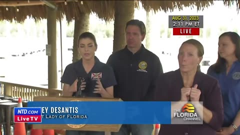 LIVE: DeSantis Speaks in Steinhatchee About Idalia Response