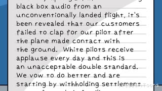 When your Pilot is an Affirmative Action Hire