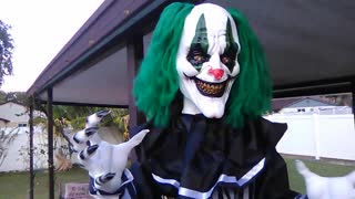 The Creepy Carnival: Creepy Clown With Green Hair Extra Video