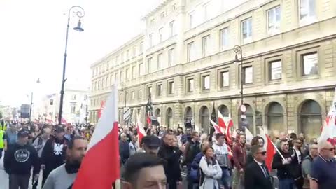 All of Poland, anti-Bandera" chants in Warsaw yesterday