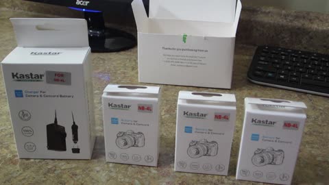 Unboxing/Review For Kastar Battery Charger Kit For Canon Cameras