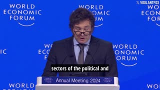 Javier Milei Warns About the Dangers of Socialism to a Room Full of Socialists at Davos 2024