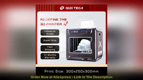 ✅ QIDI X-MAX 3D Printer Large Size Intelligent Industrial Grade Impresora 3D High Precision Print