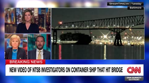 NTSB releases new video from the point of impact on Baltimore bridge