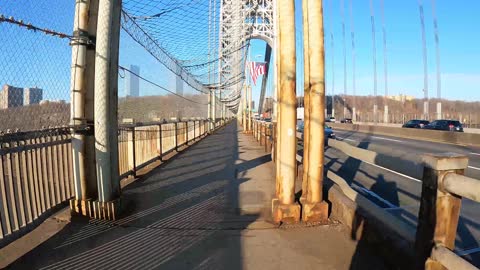 Winter Walks: GW Bridge NY-NJ
