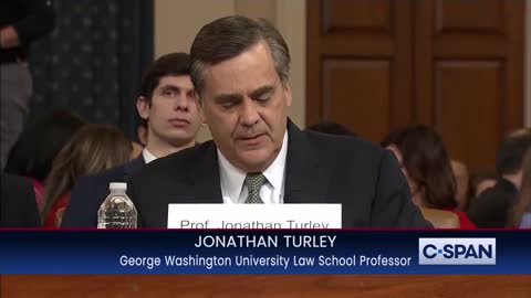 Jonathan Turley Impeachment Opening Statement