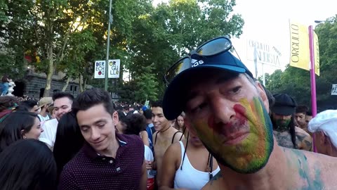 World Pride Gay+LGBTQIA+ Pride Madrid Spain 2017 Gopro 6