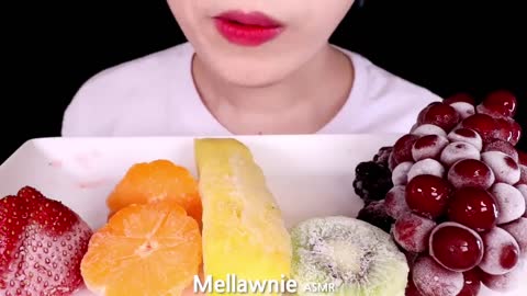 Asmr fruit eating