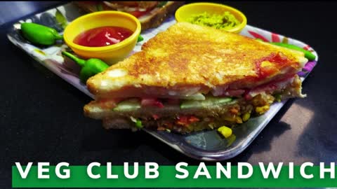 Veg Club Sandwich