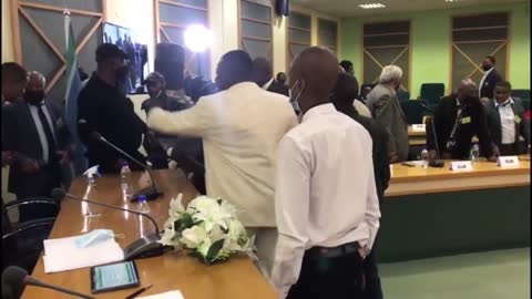 Zikalala confronted by angry councillors