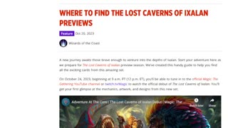 Where to find Ixalan lost cavern leaks (other then here)