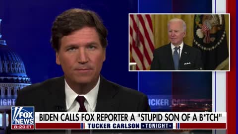Tucker TRASHES "Nasty Old Man" Biden For Vulgar Comment