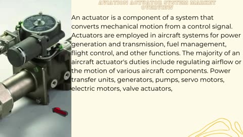 Aviation Actuator System Market - Global Industry Analysis, Size, Share, Growth Opportunities
