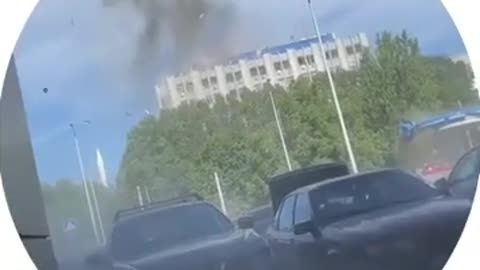 Explosion in Dnieper from intercepted Russian missile [03.07.2024]