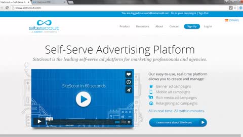 Sitescout - Self Serve Advertising Platform