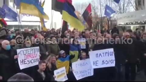 Put Zelensky behind bars!’ A rally in Lviv, Ukraine that mainstream media wont show you.