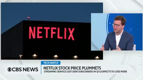 Netflix stock price plummets after company announces losing 200,000 subscribers