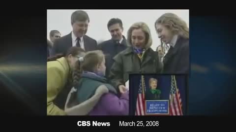 Flashback: Hillary Clinton Under 'Sniper Fire' In Bosnia